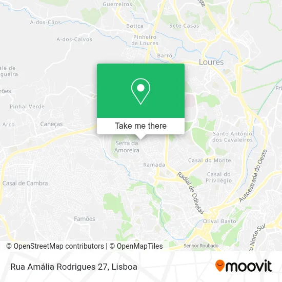 Rua Amália Rodrigues 27 map