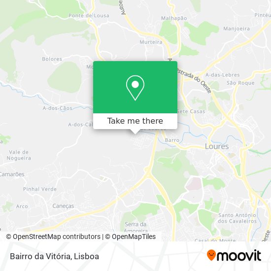 Bairro da Vitória mapa