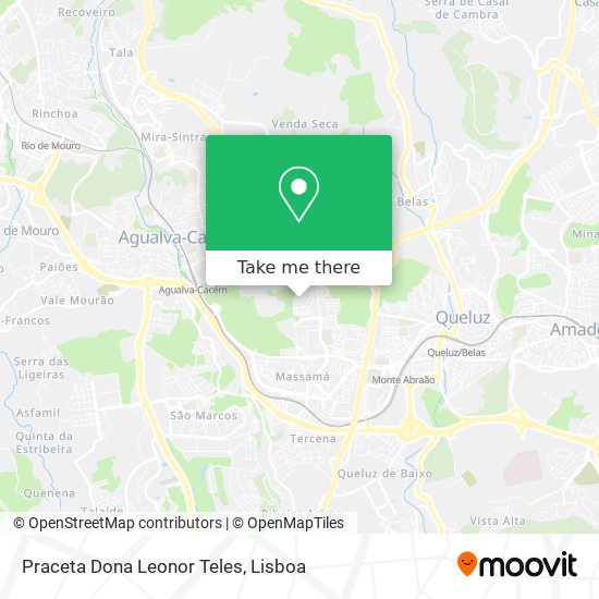 Praceta Dona Leonor Teles mapa