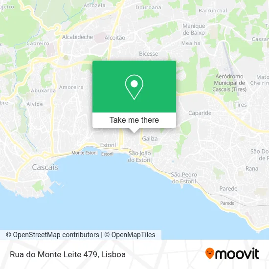 Rua do Monte Leite 479 map