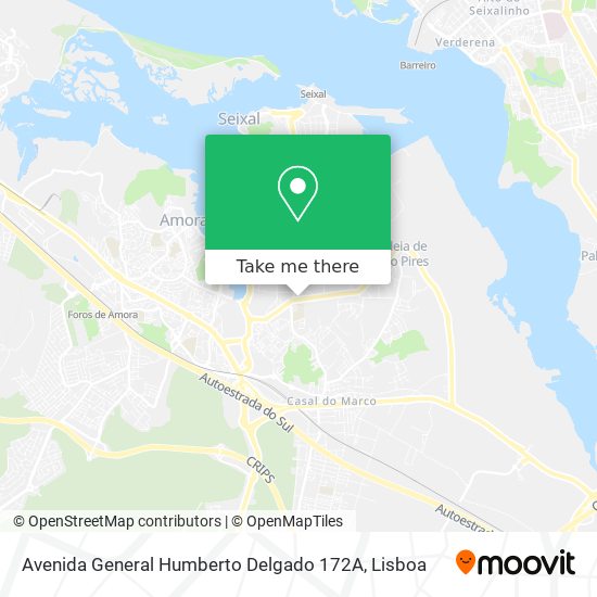 Avenida General Humberto Delgado 172A mapa