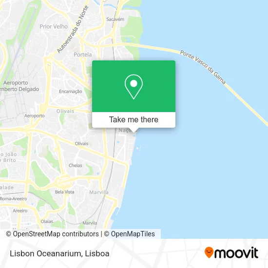 Lisbon Oceanarium map