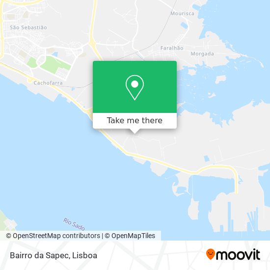 Bairro da Sapec map