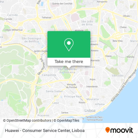 Huawei - Consumer Service Center mapa