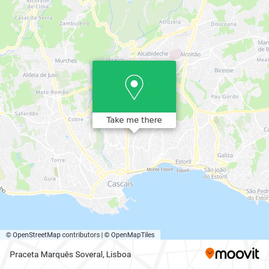Praceta Marquês Soveral mapa