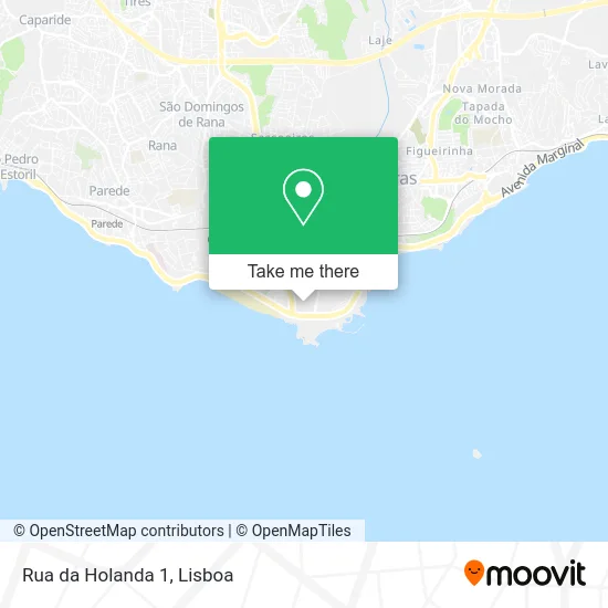 Rua da Holanda 1 map