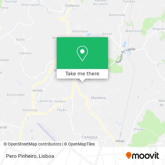 Pero Pinheiro mapa