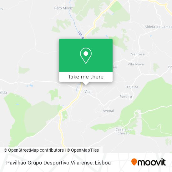 Pavilhão Grupo Desportivo Vilarense map