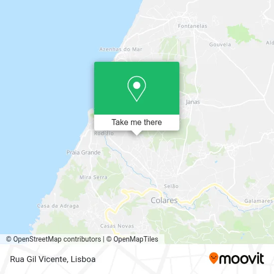 Rua Gil Vicente map