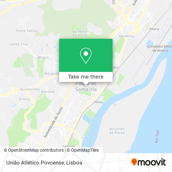 União Atlético Povoense map