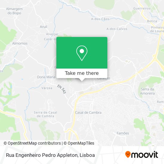 Rua Engenheiro Pedro Appleton map