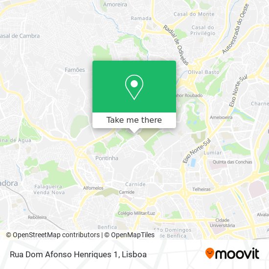 Rua Dom Afonso Henriques 1 map