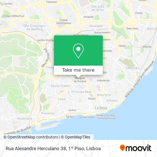 Rua Alexandre Herculano 38, 1º Piso map