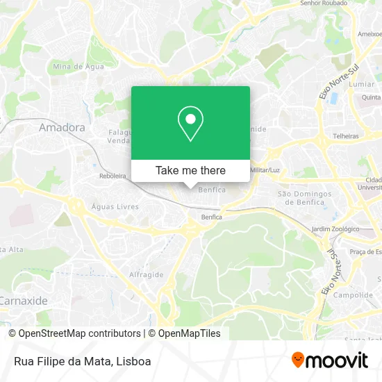 Rua Filipe da Mata map