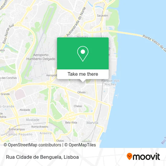 Rua Cidade de Benguela map