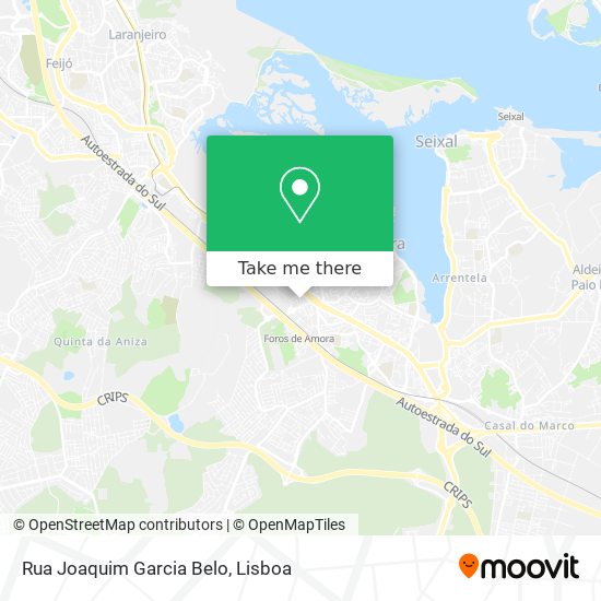Rua Joaquim Garcia Belo mapa