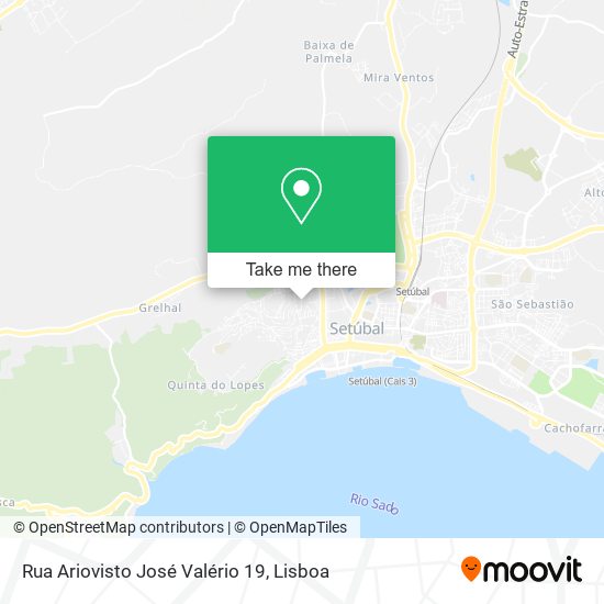 Rua Ariovisto José Valério 19 mapa
