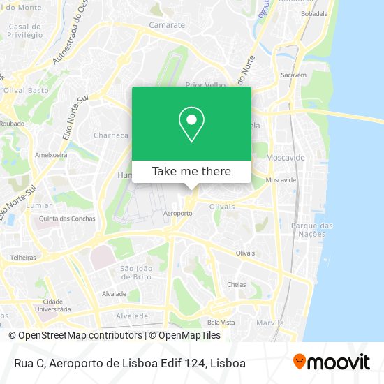 Rua C, Aeroporto de Lisboa Edif 124 map