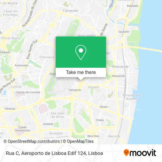 Rua C, Aeroporto de Lisboa Edif 124 map