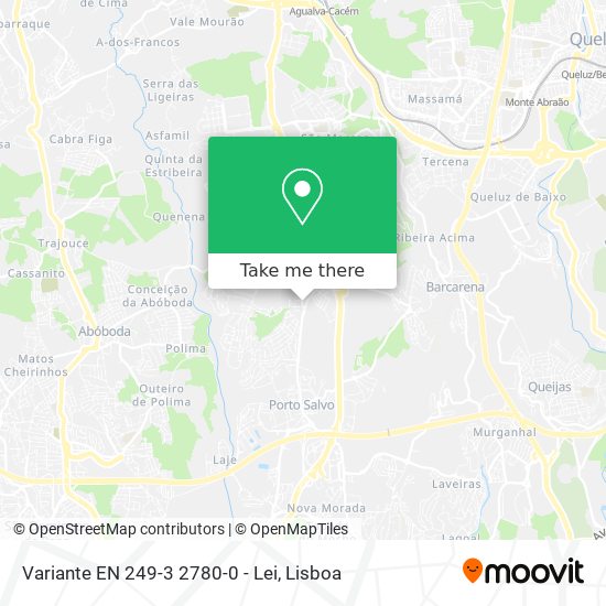 Variante EN 249-3 2780-0 - Lei mapa