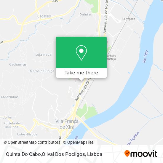 Quinta Do Cabo,Olival Dos Pocilgos map
