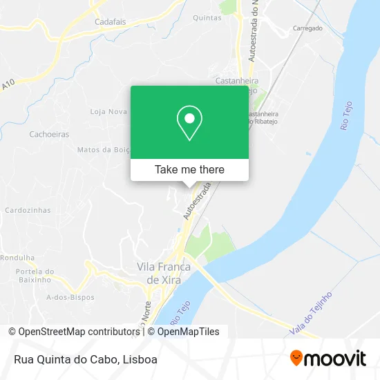 Rua Quinta do Cabo map
