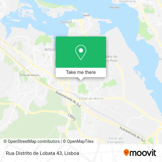 Rua Distrito de Lobata 43 map