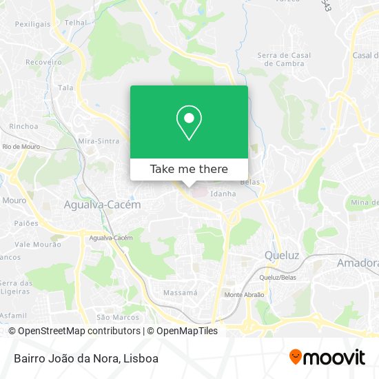 Bairro João da Nora map