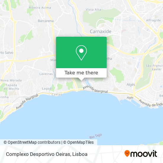 Complexo Desportivo Oeiras map