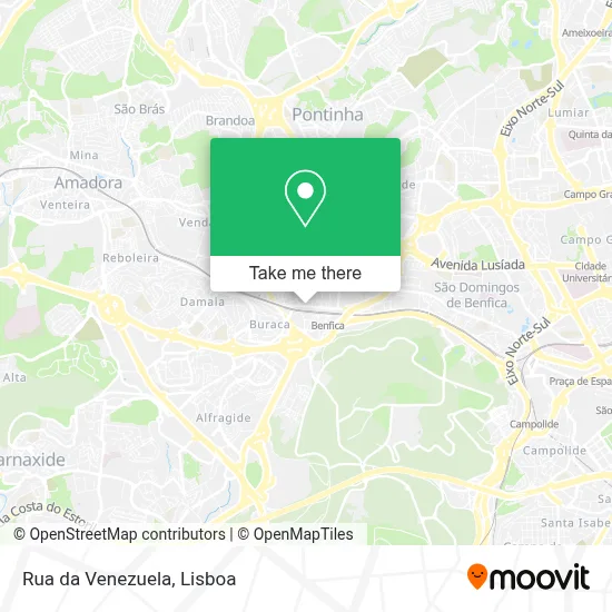 Rua da Venezuela map