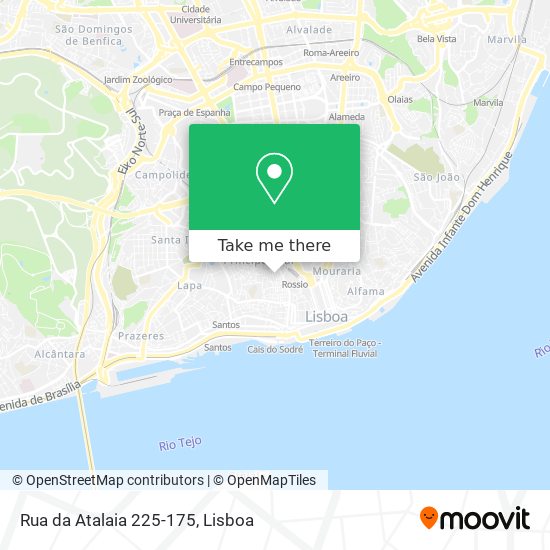 Rua da Atalaia 225-175 map