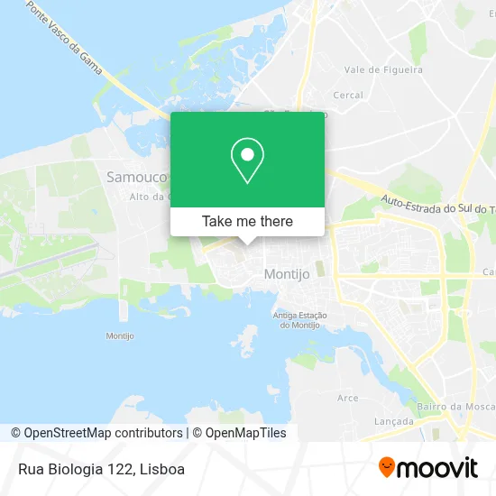 Rua Biologia 122 map