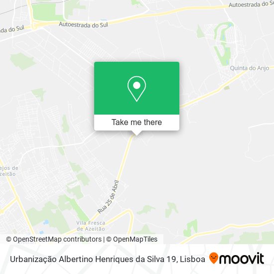Urbanização Albertino Henriques da Silva 19 mapa