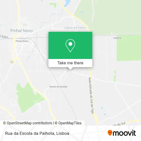 Rua da Escola da Palhota map