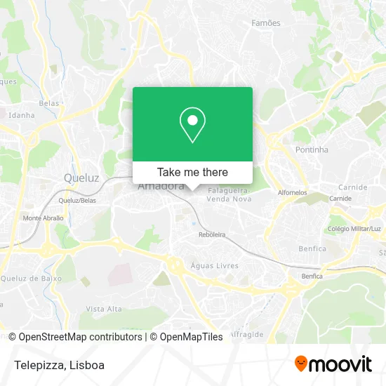 Telepizza map