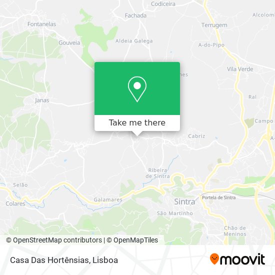 Casa Das Hortênsias map