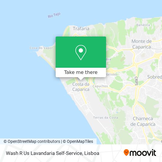 Wash R Us Lavandaria Self-Service mapa