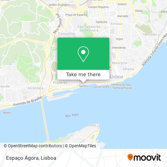 Espaço Ágora map