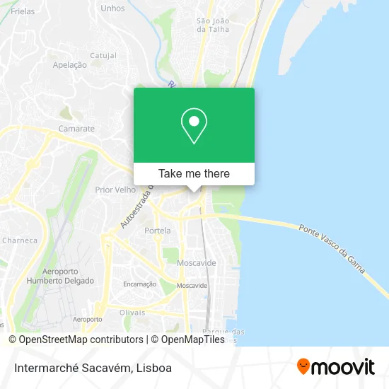 Intermarché Sacavém map