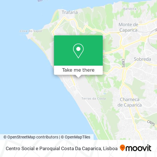 Centro Social e Paroquial Costa Da Caparica map