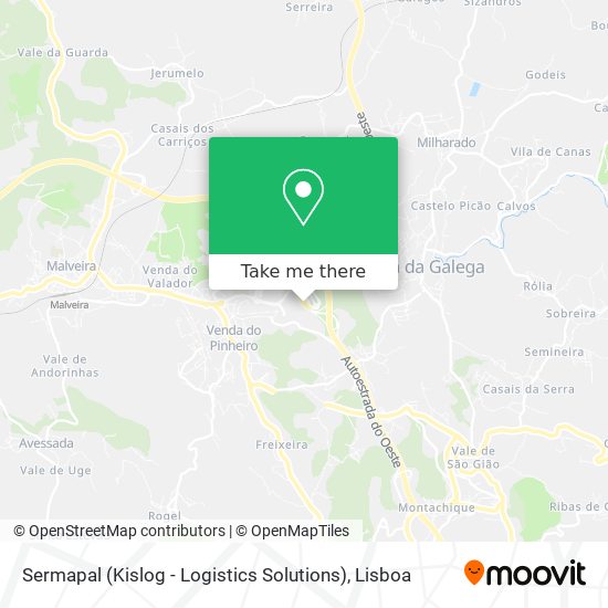 Sermapal (Kislog - Logistics Solutions) mapa