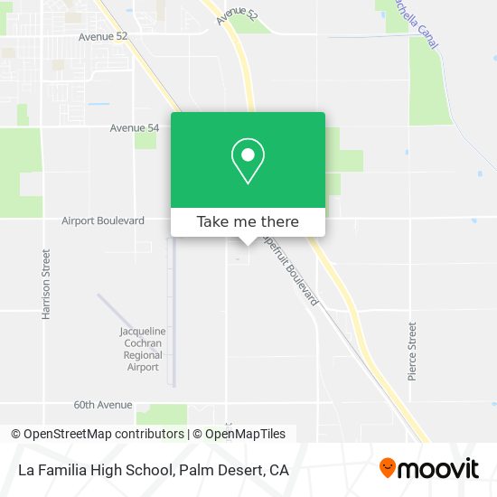 La Familia High School map