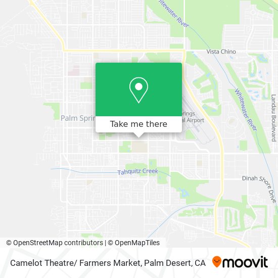 Camelot Theatre/ Farmers Market map