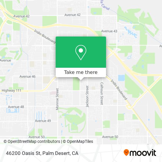 46200 Oasis St map