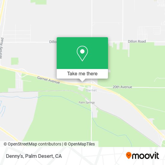 Mapa de Denny's