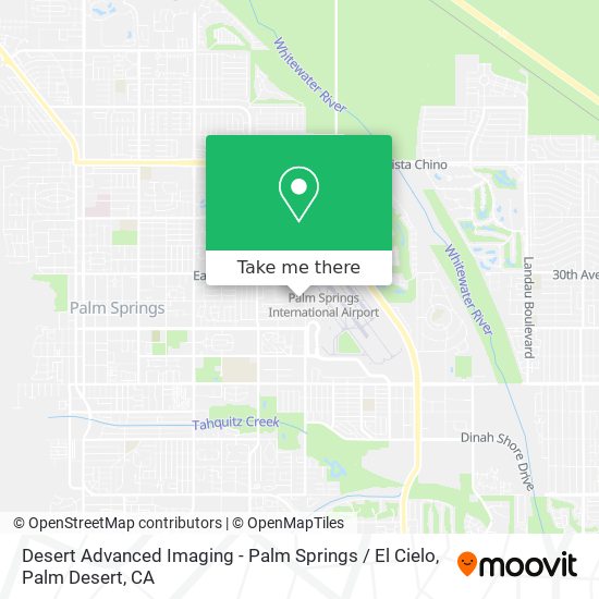 Desert Advanced Imaging - Palm Springs / El Cielo map