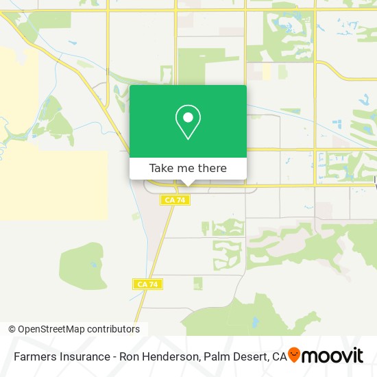 Mapa de Farmers Insurance - Ron Henderson