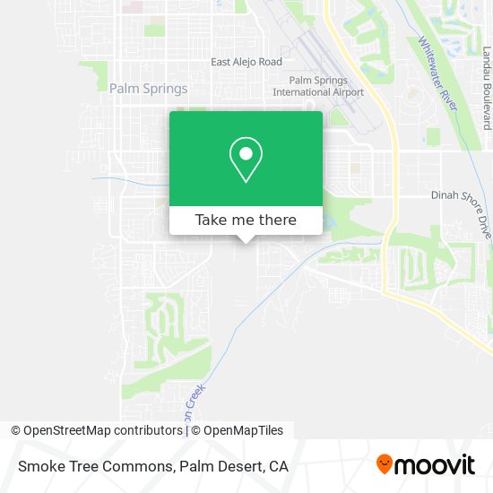 Smoke Tree Commons map