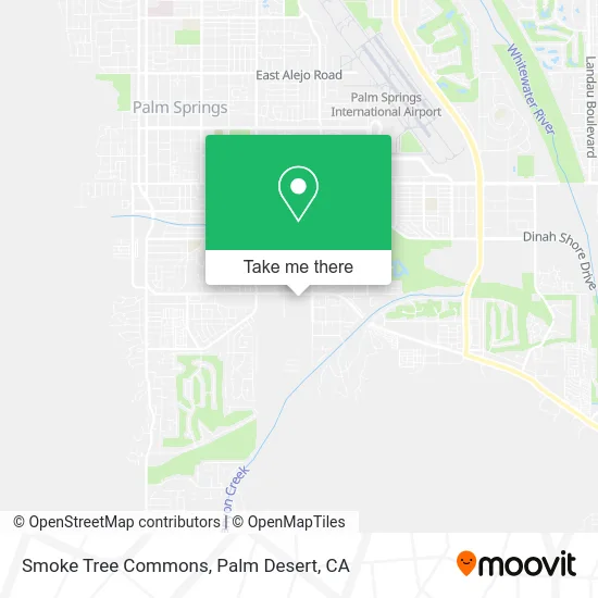 Smoke Tree Commons map