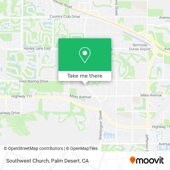 Mapa de Southwest Church